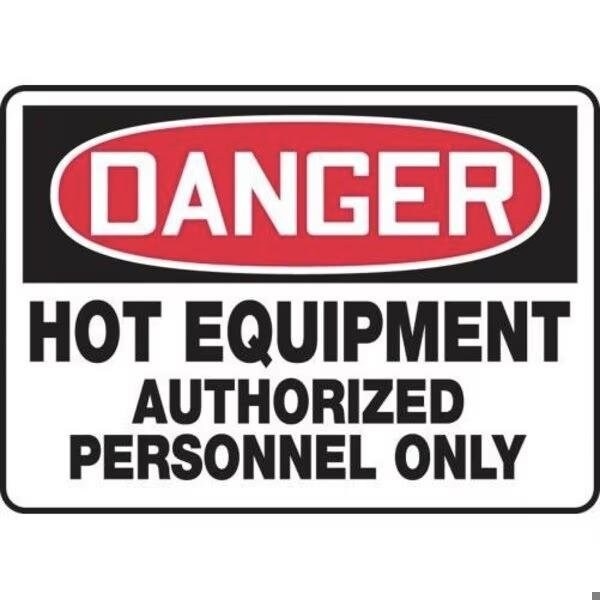 Accuform OSHA DANGER SAFETY SIGN HOT MWLD002XP MWLD002XP - main